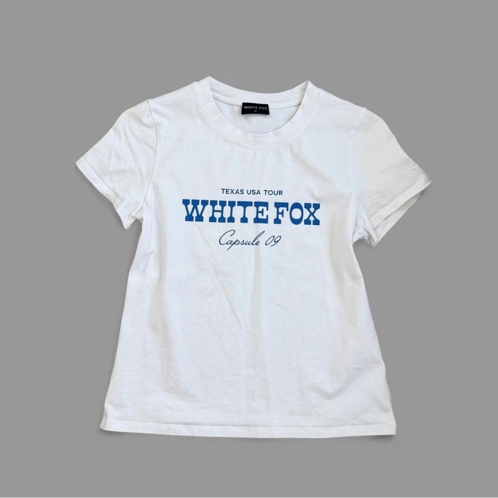 White Fox Capsule 9 Baby Tee